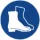 Symbol: Feste Schuhe tragen