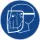 Symbol: Gesichtsschutz tragen